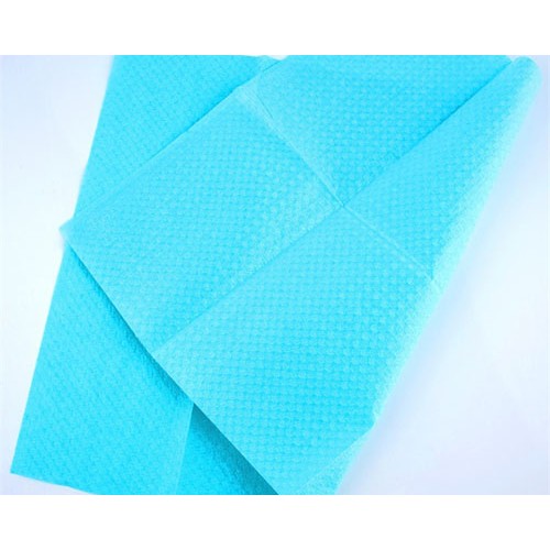 Dental Bib 1x1 ply Blue (500pcs)