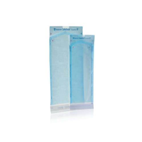 Medicom SafeSeal Quattro Self-Sealing Sterilization Pouches 133x254mm (200pcs)