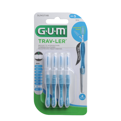 GUM® Trav-Ler® Interdental Brush 1.6mm (4pcs/kit)