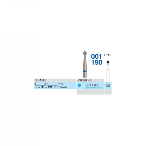 Bur TC Cutter (H71E) 001190 023 Round (5 pcs)
