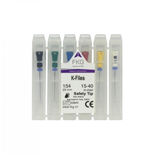 K-Files 154 #15-40, 25mm, SMG (6pcs)