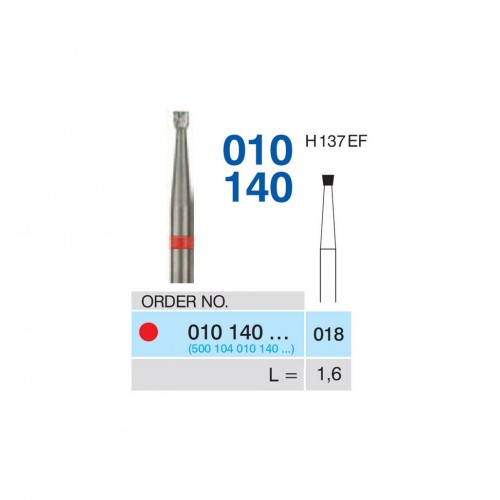Bur TC Cutter (H137EF) 010140 018 Inverted Cone (5 pcs)