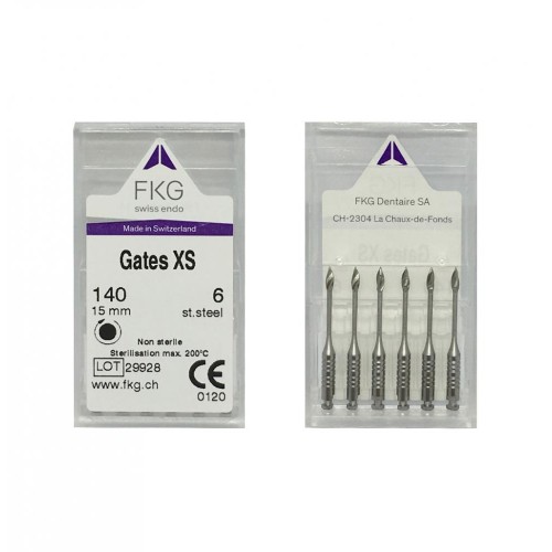 XS Gates 140 #6, 15mm, ultra-short handle GC (6pcs)
