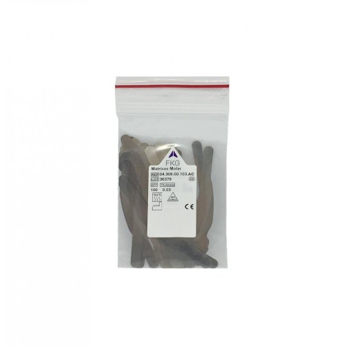 Molar Matrix 309, 0.03mm thick, steel (100pcs)