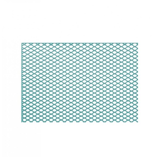 GEO Diagonal Grid Turquoise 70x70mm (20pcs)
