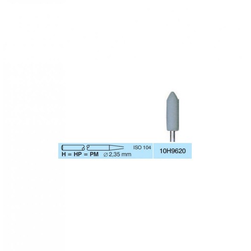 Polisher Composite/Veneer HP, High Shine Bullet, Green (10pcs)