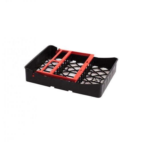 PractiPal Half Tray and Instrument Clamp, Red