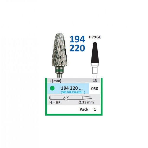 Bur TC Cutter (H79GE) 194190 031 Round End Taper