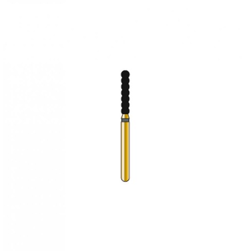 Bur Diamond FG 6052-018-8-MLX Cylinder Gold (5 pcs)