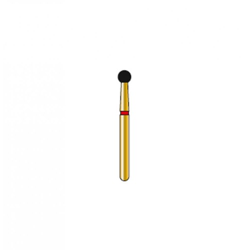 Bur Diamond FG 801-023-F Round Gold (5 pcs)