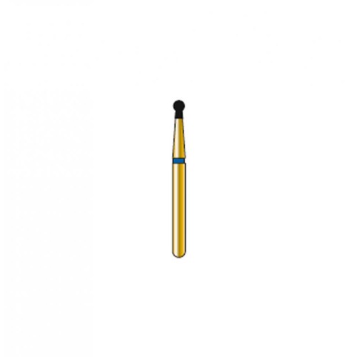 Bur Diamond FG 802-014-2.3-MLL Round Collar Gold (5 pcs)