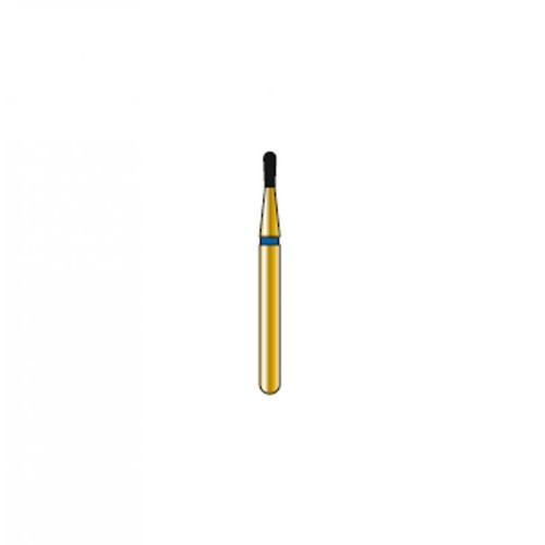 Bur Diamond FG 830-010-2.7-ML Pear Gold (5 pcs)