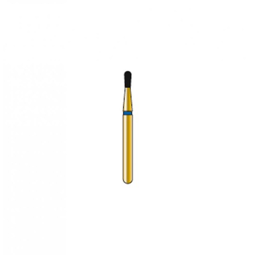 Bur Diamond FG 830-012-2.7-ML Pear Gold (5 pcs)