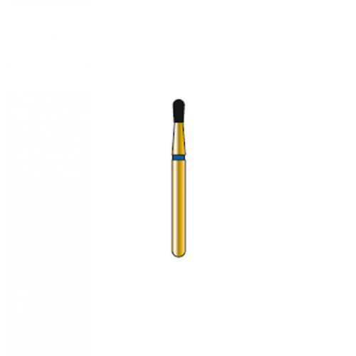 Bur Diamond FG 830-014-2.7-ML Pear Gold (5 pcs)