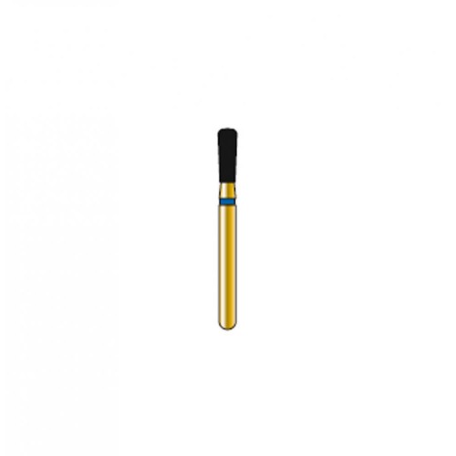 Bur Diamond FG 830L-018-5-ML Pear Gold (5 pcs)