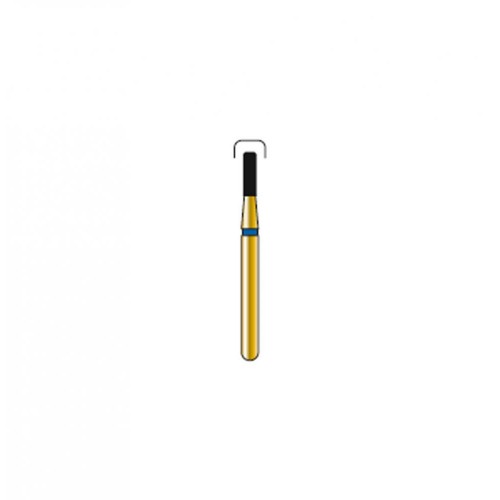 Bur Diamond FG 835R-012-4-ML  Round End Cylinder Gold (5 pcs)