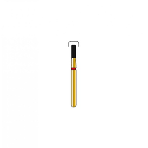 Bur Diamond FG 835R-014-4-F Round End Cylinder Gold (5 pcs)