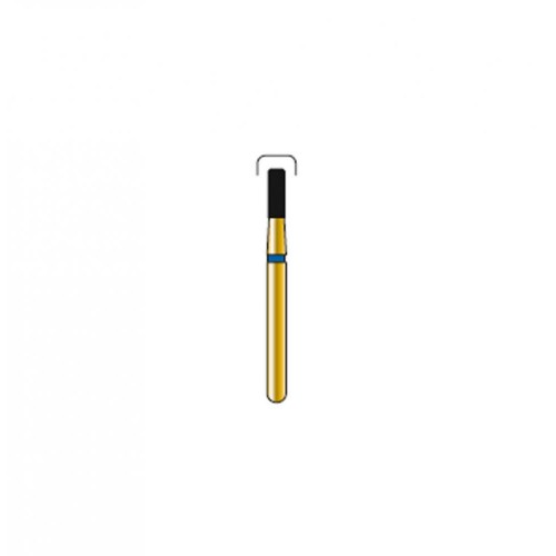Bur Diamond FG 835R-014-4-ML Round End Cylinder Gold (5 pcs)