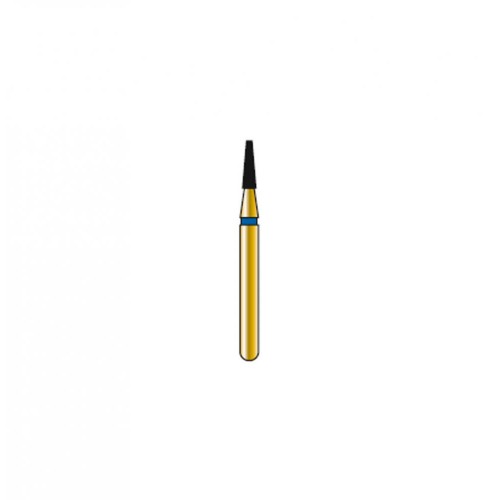 Bur Diamond FG 845-010-4-ML Flat End Taper Gold (5 pcs)