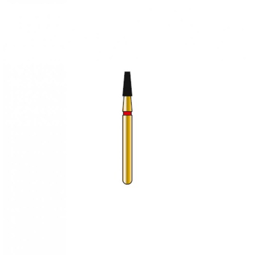Bur Diamond FG 845-016-4-F Flat End Taper Gold (5 pcs)