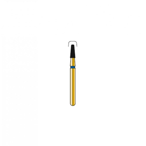 Bur Diamond FG 845R-016-4-ML Round End Taper Gold (5 pcs)