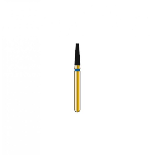 Bur Diamond FG 846-016-6-ML Flat End Taper Gold (5 pcs)