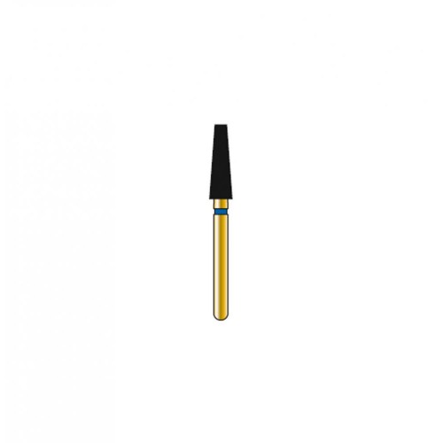 Bur Diamond FG 847-025-8-ML Flat End Taper Gold (5 pcs)