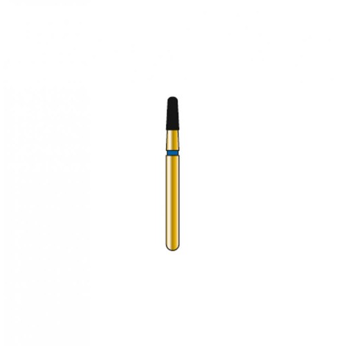 Bur Diamond FG 849-016-4-ML Round End Taper Gold (5 pcs)