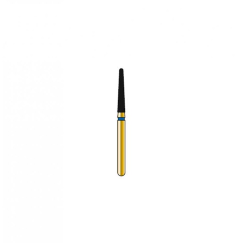 Bur Diamond FG 856-016-9-ML Round End Taper Gold (5 pcs)