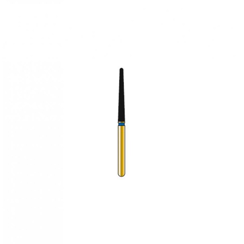 Bur Diamond FG 856XL-016-12-ML Round End Taper ExLong Gold (5 pcs)