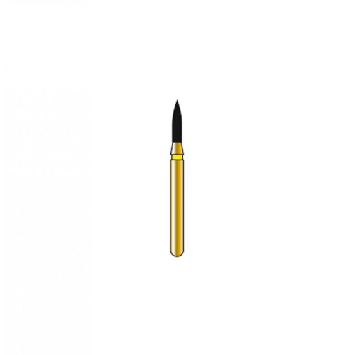 Bur Diamond FG 860-012-5-XF Flame Gold (5 pcs)