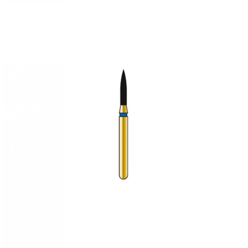 Bur Diamond FG 860-012-6.5-ML Flame Gold (5 pcs)