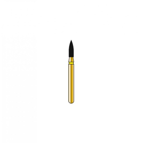 Bur Diamond FG 860-014-5-XF Flame Gold (5 pcs)