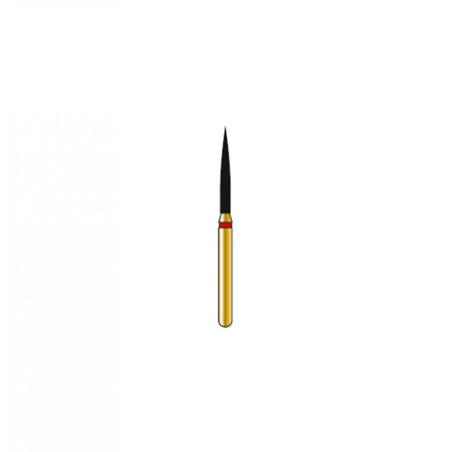 Bur Diamond FG 863-012-10-F Flame Gold (5 pcs)
