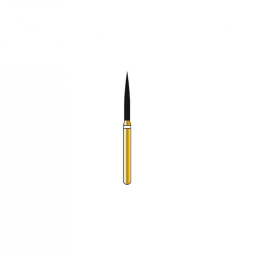 Bur Diamond FG 863-012-10-UF Flame Gold (5 pcs)