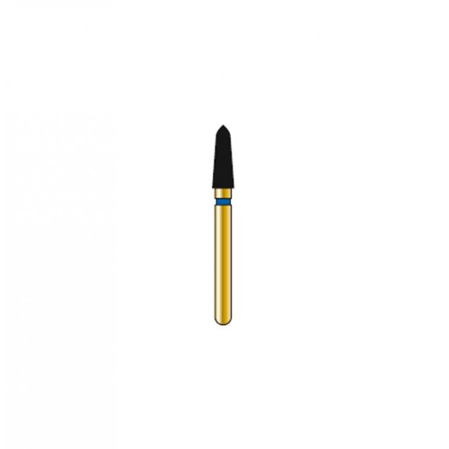 Bur Diamond FG 877K-021-6-ML Pointed Taper Gold (5 pcs)