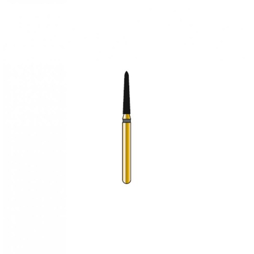 Bur Diamond FG 878K-014-8-MLX Pointed Taper Gold (5 pcs)