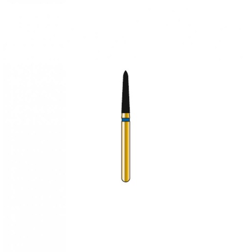 Bur Diamond FG 878K-016-8-ML Pointed Taper Gold (5 pcs)