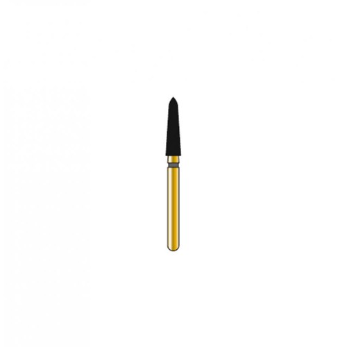Bur Diamond FG 878K-021-8-MLX Pointed Taper Gold (5 pcs)