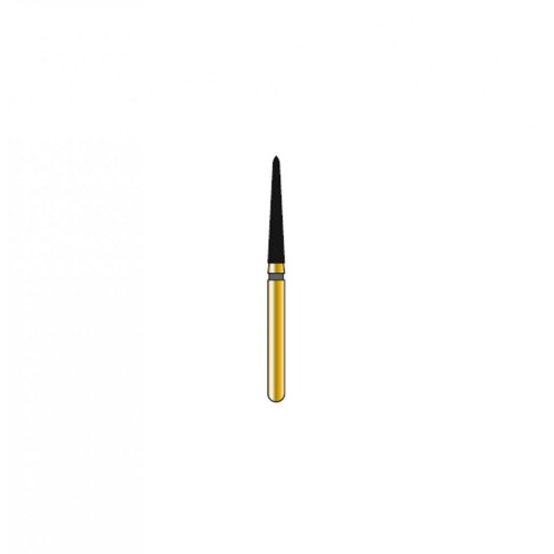 Bur Diamond FG 879K-016-10-MLX Pointed Taper Gold (5 pcs)