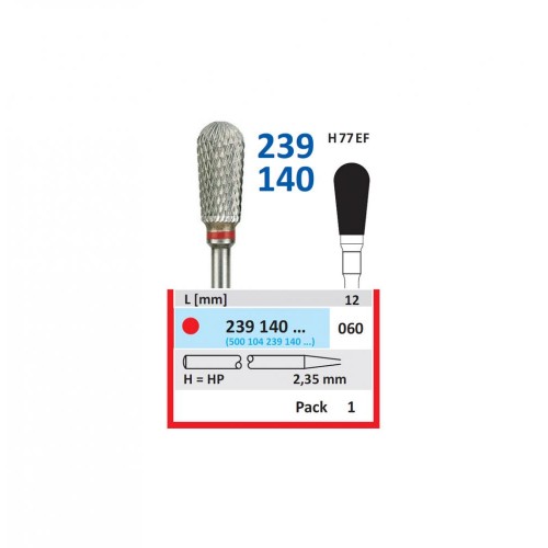 Bur TC Cutter (H77EF) 239140 060 Pear