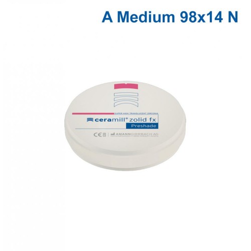 Ceramill Zolid FX PS A Medium 98x14 N