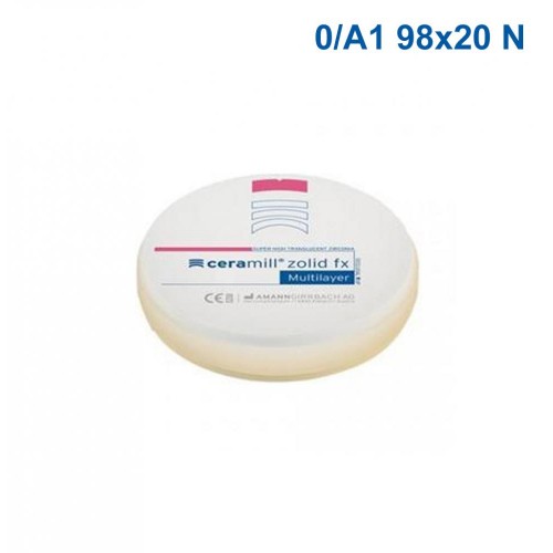 Ceramill Zolid FX ML 0/A1 98x20 N