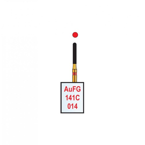 Bur Diamond AUFG141C014 Round End Cylinder (5 pcs)