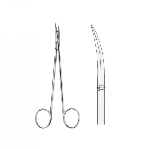 JAMESON Scissors, curved,  (150mm)