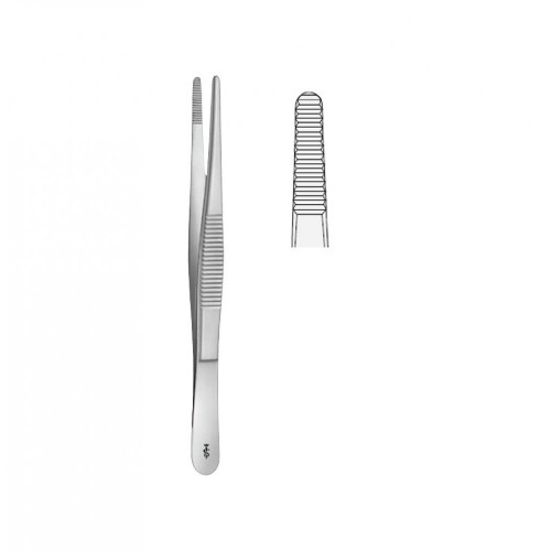 Standard Forceps, serrated, (115mm)