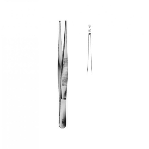 DUROGRIP® Tissue Forceps, 1x2, (160mm)