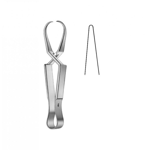 SCHAEDEL Towel Clamp, straight, (85mm)