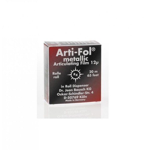 Arti-FOL Metallic 12µm 22mm wide Black/Red refill (20m) 2-sided