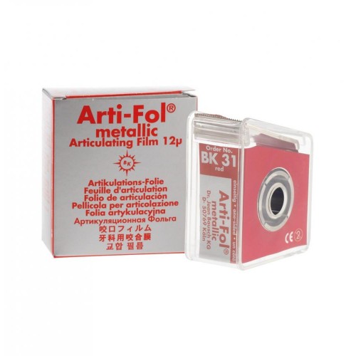 Arti-Fol® metallic Shimstock-Film – 12µm, 22mm (Red)